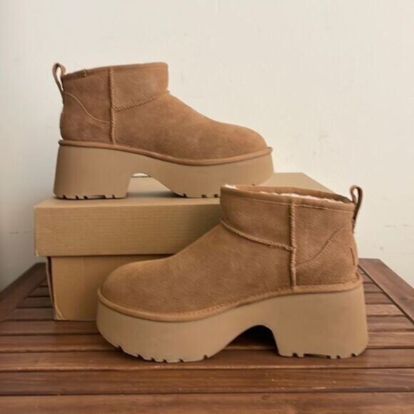 UGG Classic Ultra Mini New Heights chestnut - Picture 3 of 8